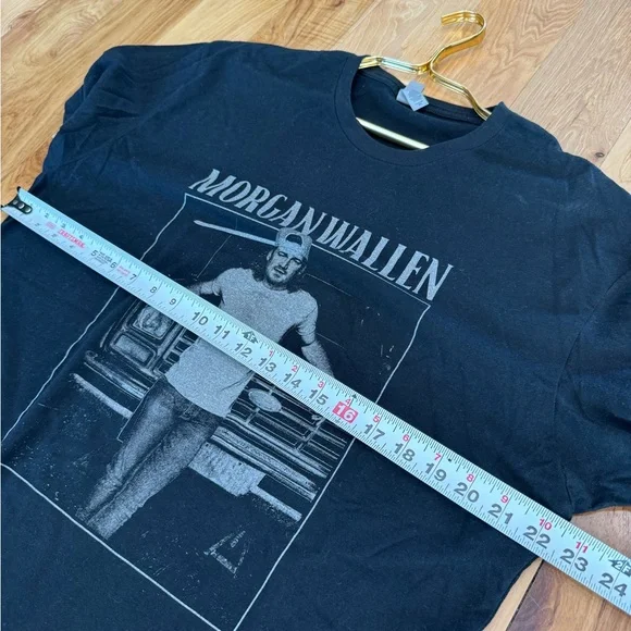 Morgan Wallen Black XL concert T-Shirt. Used great condition. Next level apparel - Picture 7 of 7